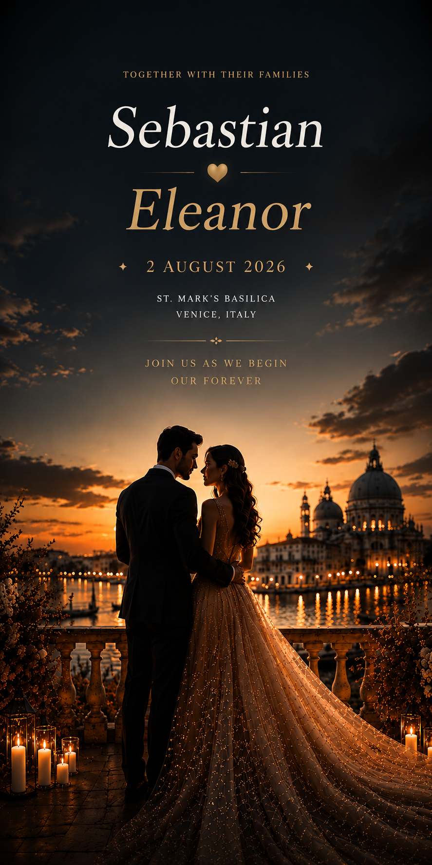 The Virtual Life mobile invitation display showing seamless storytelling and RSVP